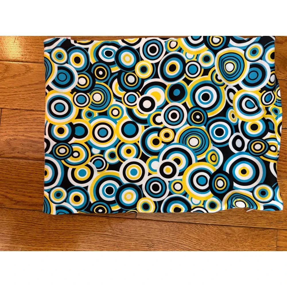 Alvababy Wet Dry Bag Blue Yellow Geometric Circle Cloth Diaper Travel Bag